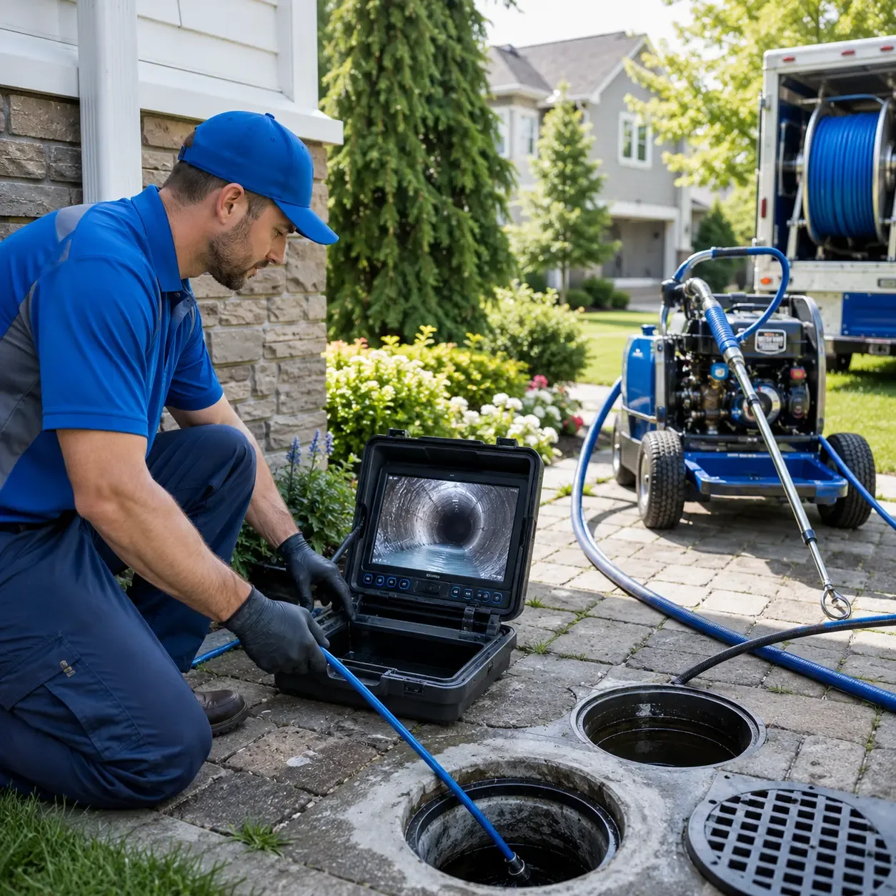 Outdoor drain cleaning professionals serving Friendswood, TX